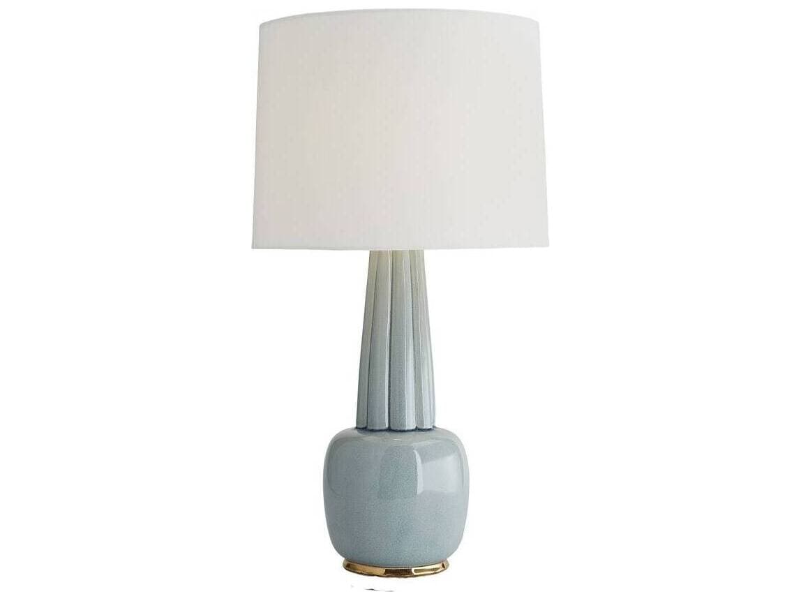 Arteriors Home Arlington Celadon Gold Blue Buffet Lamp
