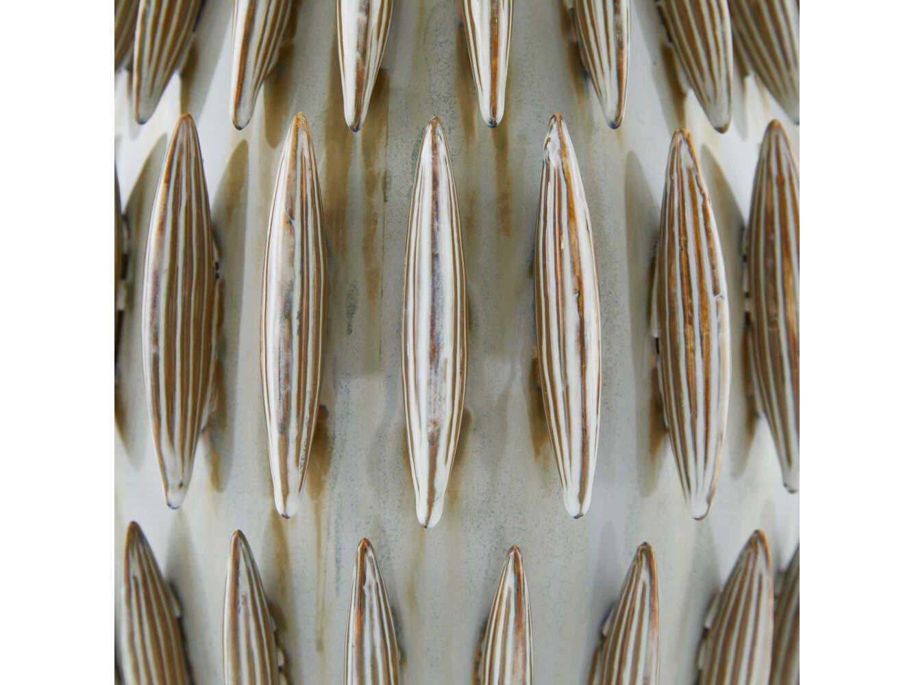 Arteriors Home Pawnee Laurel Reactive Off White Buffet Lamp