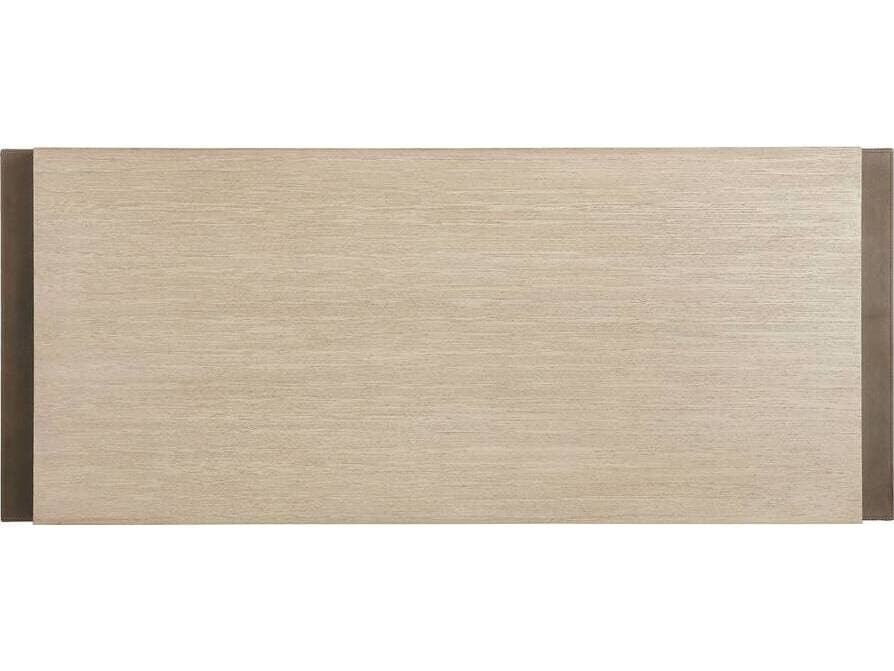 Arteriors Home Luke Rectangular Wood Charcoal Coffee Table