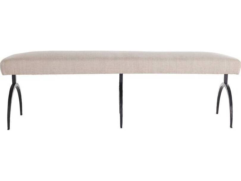Arteriors Home Bahati Natural Beige Upholstered Accent Bench