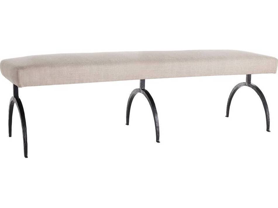 Arteriors Home Bahati Natural Beige Upholstered Accent Bench