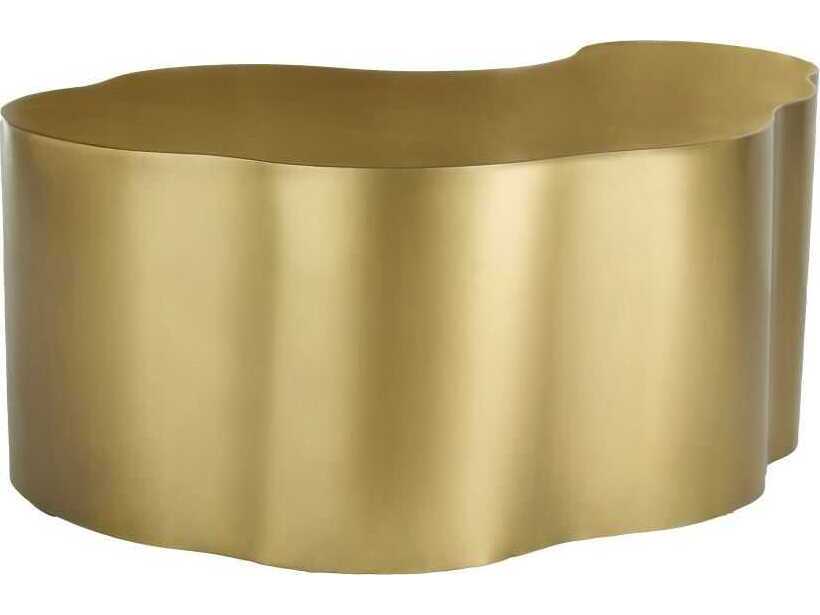 Arteriors Home Meadow Metal Antique Brass Coffee Table