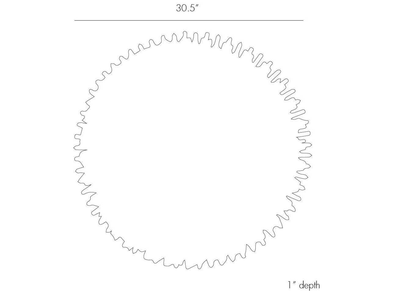 Arteriors Home Prescott Antique Gold leaf Round Wall Mirror