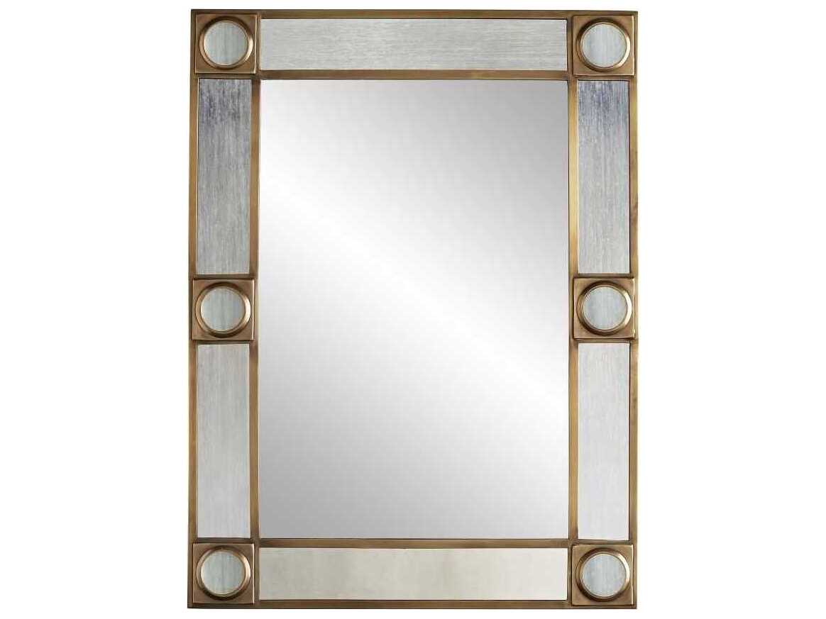 Arteriors Home Baldwin Antique Brass Rectangular Wall Mirror