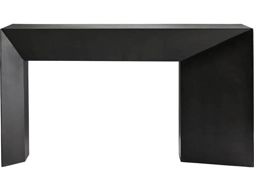 Arteriors Home Mckinley Rectangular Metal Blackened Iron Console Table