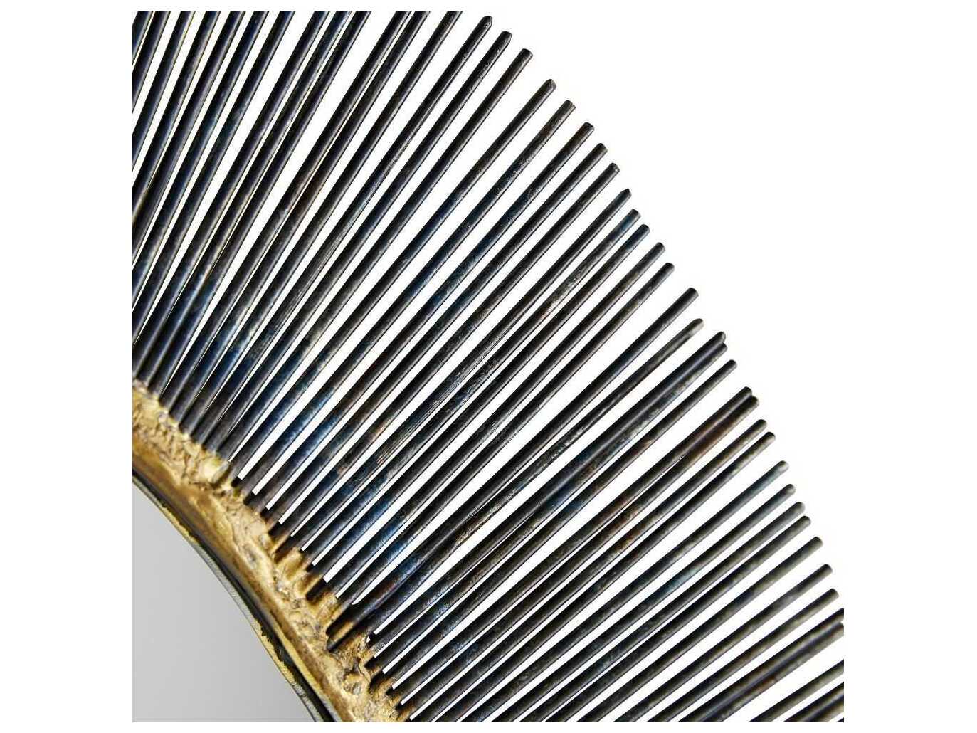 Arteriors Home Perseus Natural Iron Oval Wall Mirror