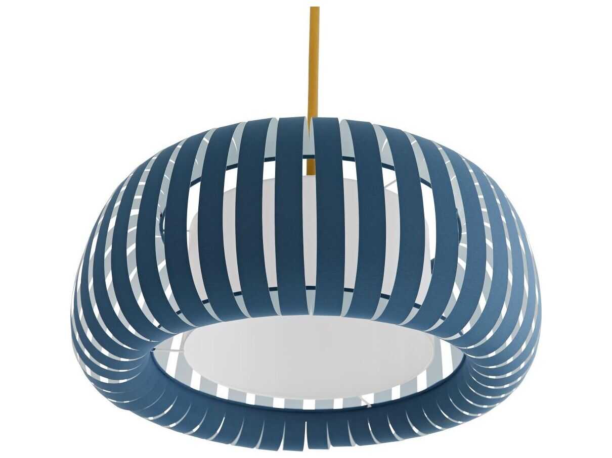 Arteriors Home Wilson 1-Light Blue Cadet Drum Pendant