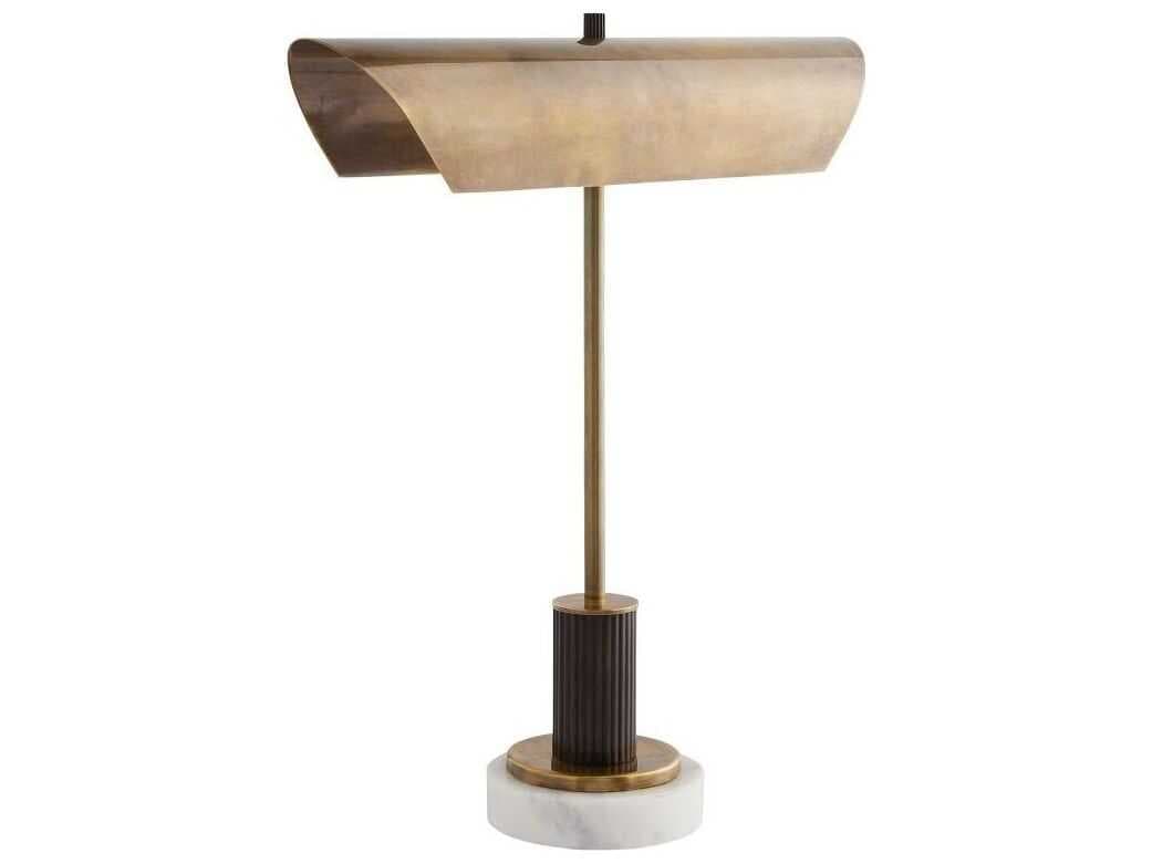 Arteriors Home Lansing Vintage Brass Bronze Desk Lamp