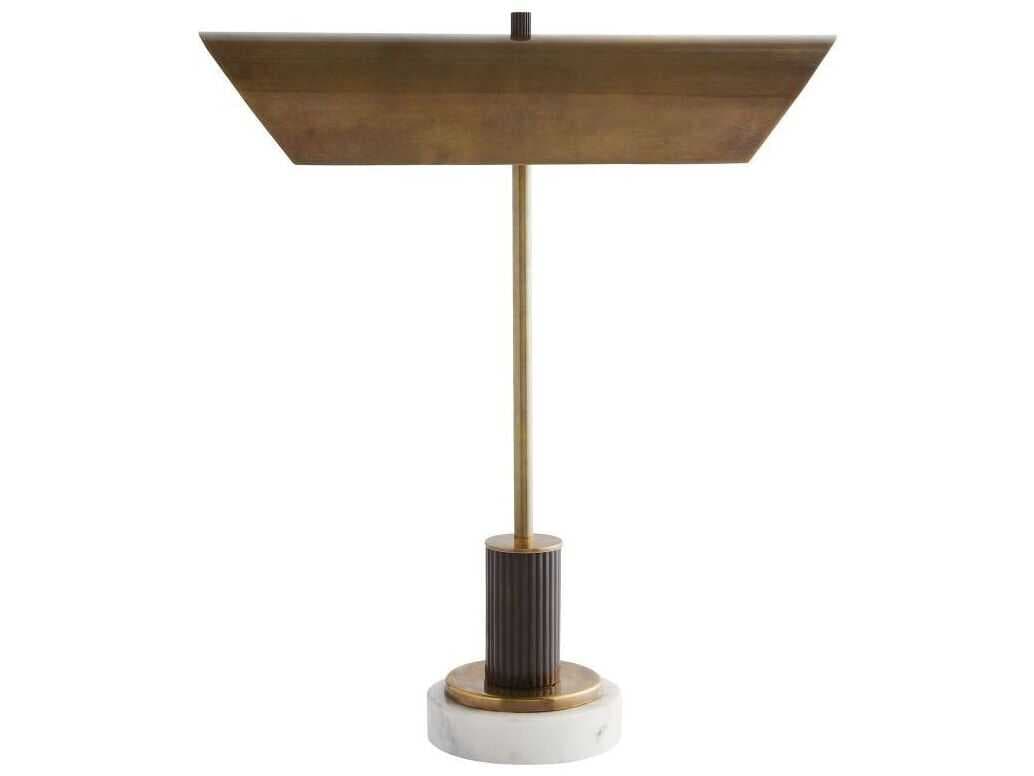 Arteriors Home Lansing Vintage Brass Bronze Desk Lamp