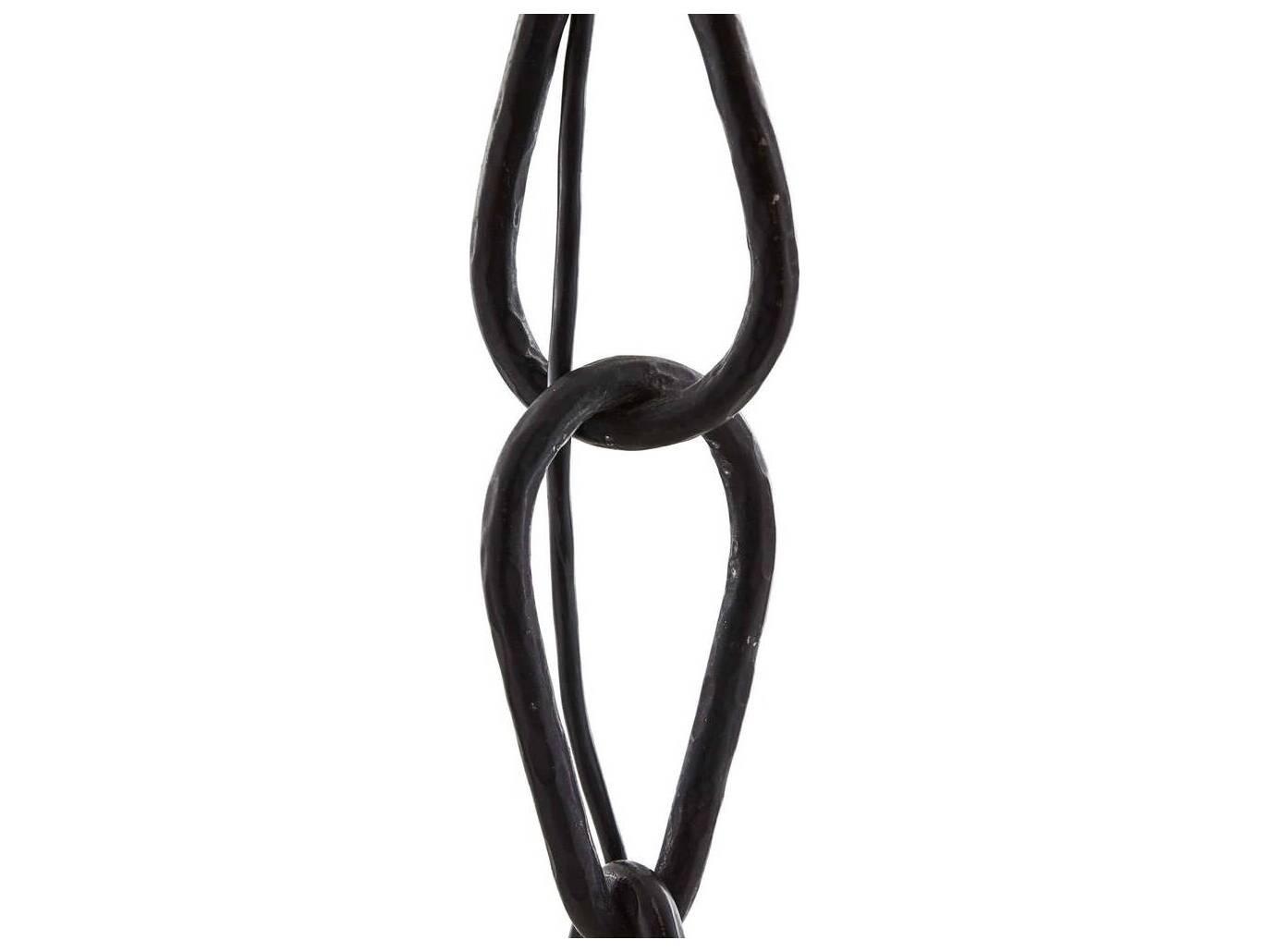 Arteriors Home Parkman 2-Light Blackened Iron Brass Geometric Pendant