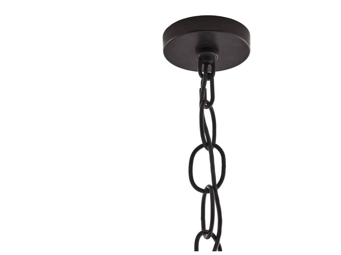Arteriors Home Parkman 2-Light Blackened Iron Brass Geometric Pendant