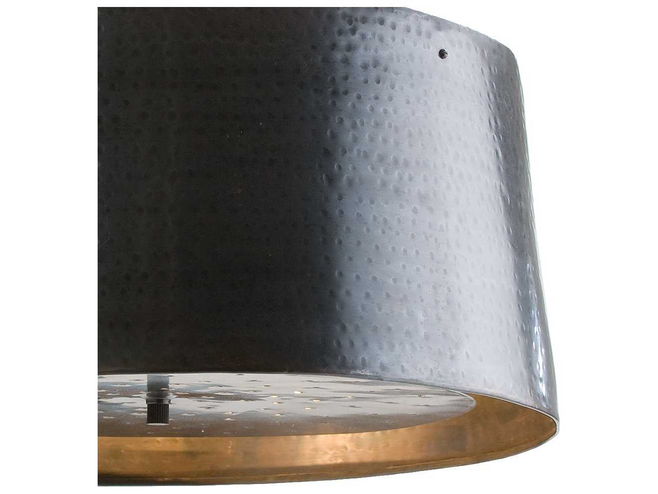 Arteriors Home Anderson 3-Light English Bronze Drum Pendant