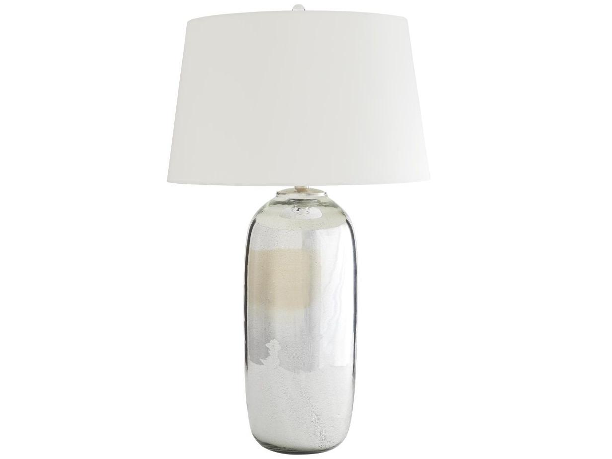 Arteriors Home Anderson Antique Mercury Glass Silver Buffet Lamp