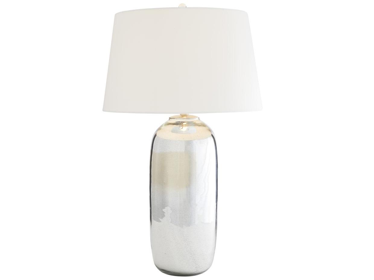 Arteriors Home Anderson Antique Mercury Glass Silver Buffet Lamp
