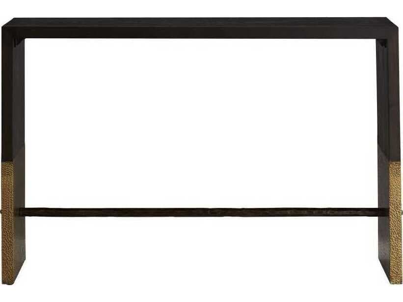 Arteriors Home Lyle Rectangular Wood Cerused Sable Console Table