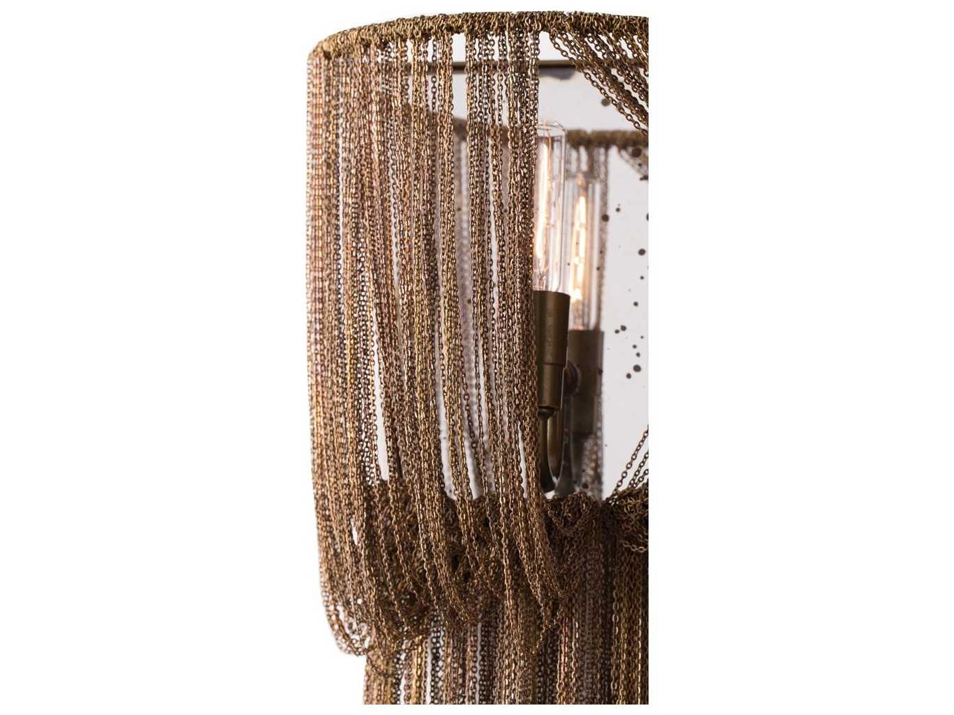 Arteriors Home Yale 1-Light Vintage Brass Wall Sconce