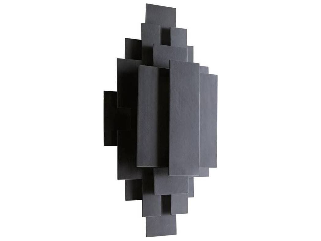 Arteriors Home Trinidad 2-Light Blackened Iron Gray Wall Sconce