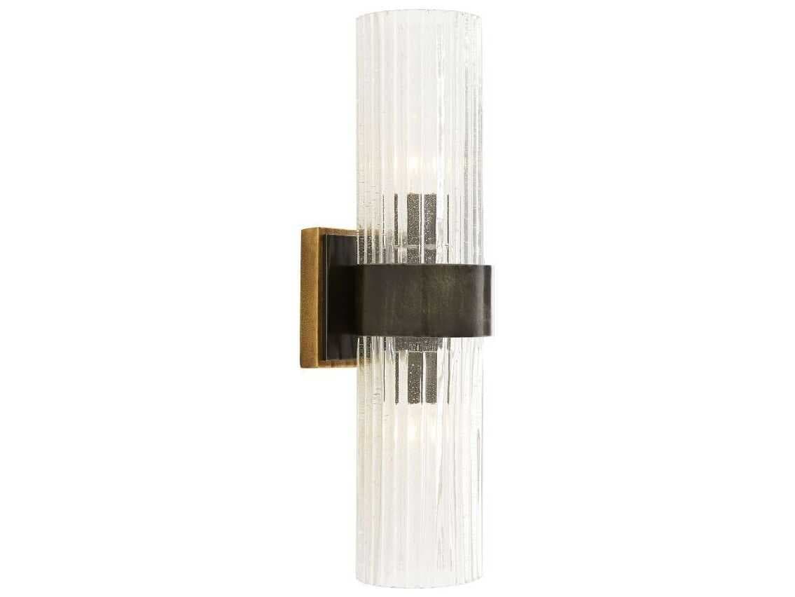 Arteriors Home Hazel 2-Light Natural Iron Black Wall Sconce