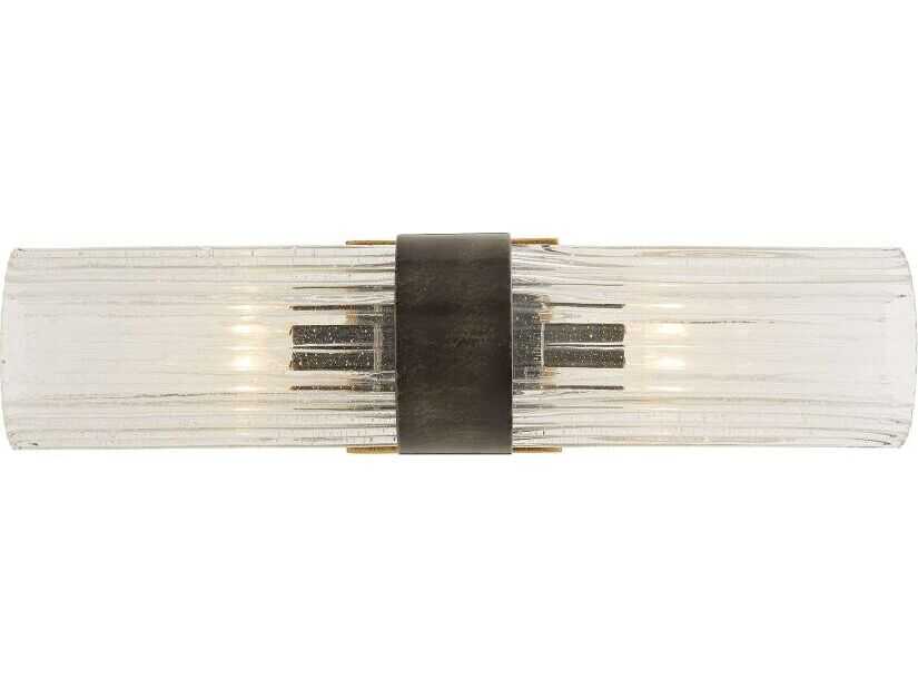 Arteriors Home Hazel 2-Light Natural Iron Black Wall Sconce