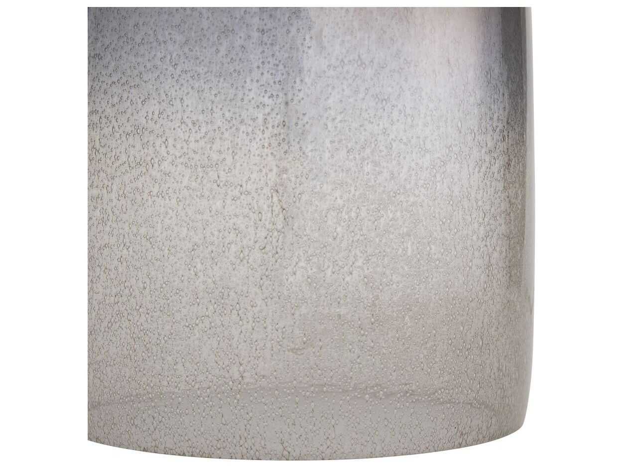 Arteriors Home Haley Smoke Luster Ombre Glass Antique Brass Gray Buffet Lamp