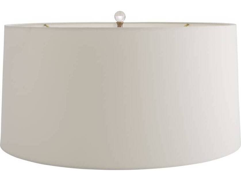 Arteriors Home Dreena Smoke Luster Seedy Glass Antique Brass Buffet Lamp