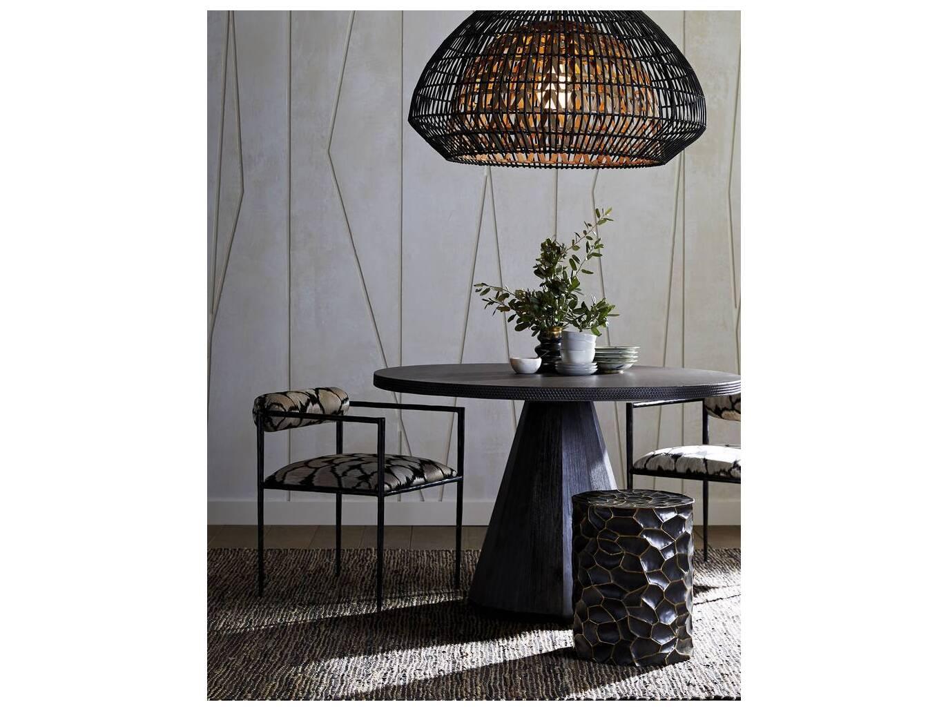 Arteriors Home Barbana Beige Upholstered Arm Dining Chair