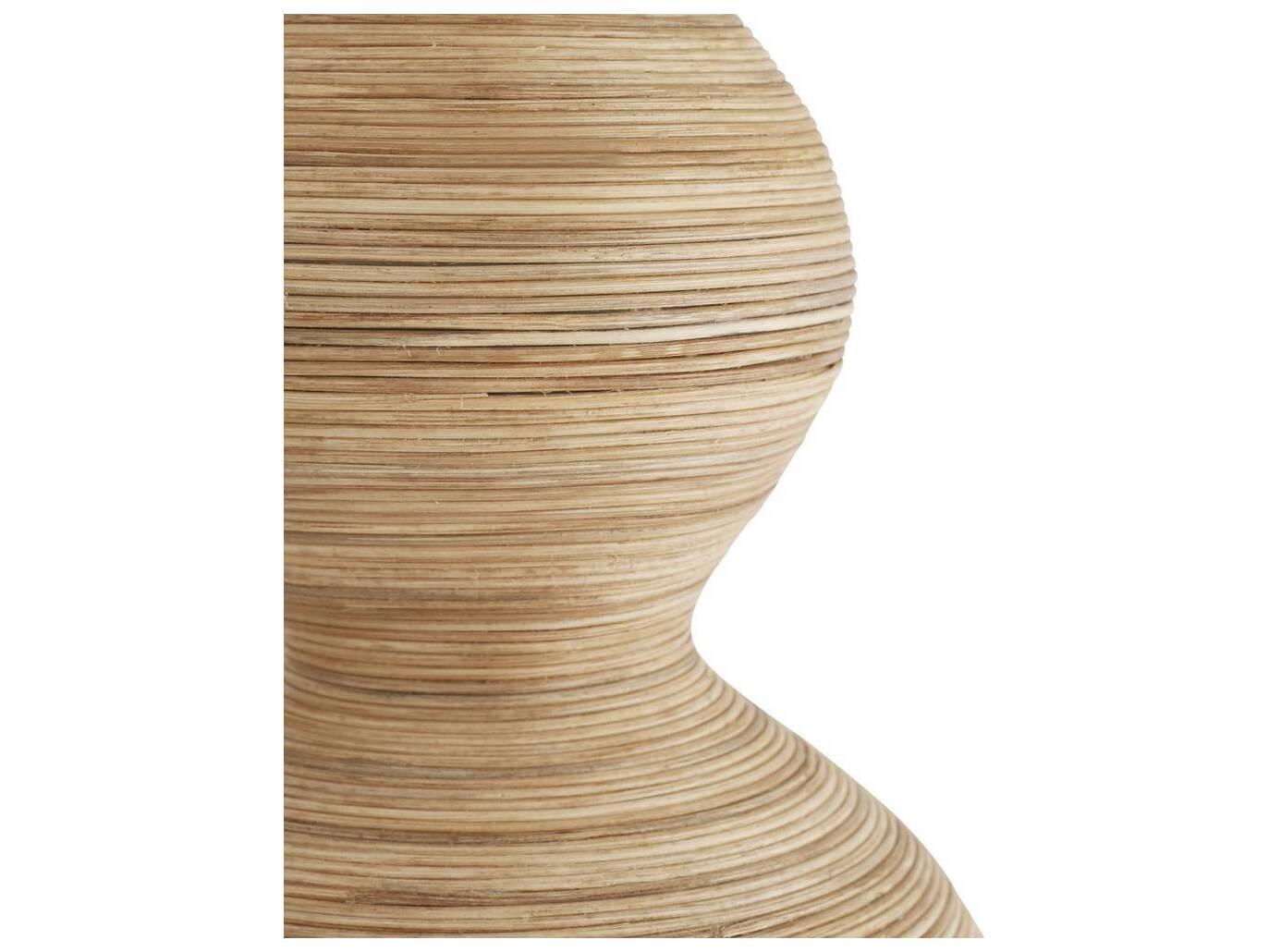 Arteriors Home Donna Natural Rattan Brown Buffet Lamp