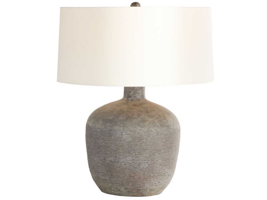 Arteriors Home Navi Rhino Terracotta Gray Buffet Lamp