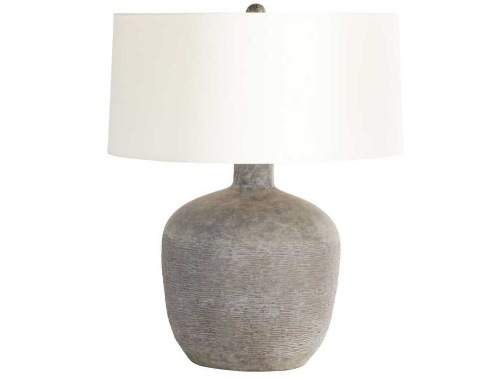 Arteriors Home Navi Rhino Terracotta Gray Buffet Lamp