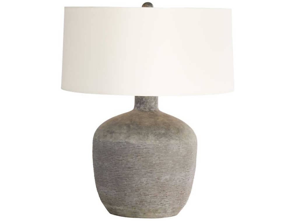 Arteriors Home Navi Rhino Terracotta Gray Buffet Lamp