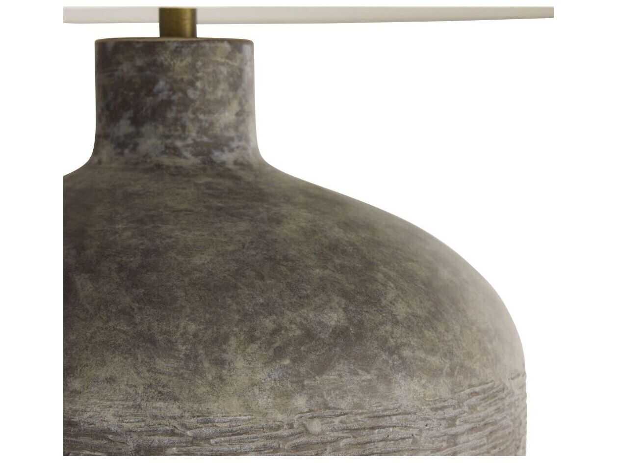 Arteriors Home Navi Rhino Terracotta Gray Buffet Lamp