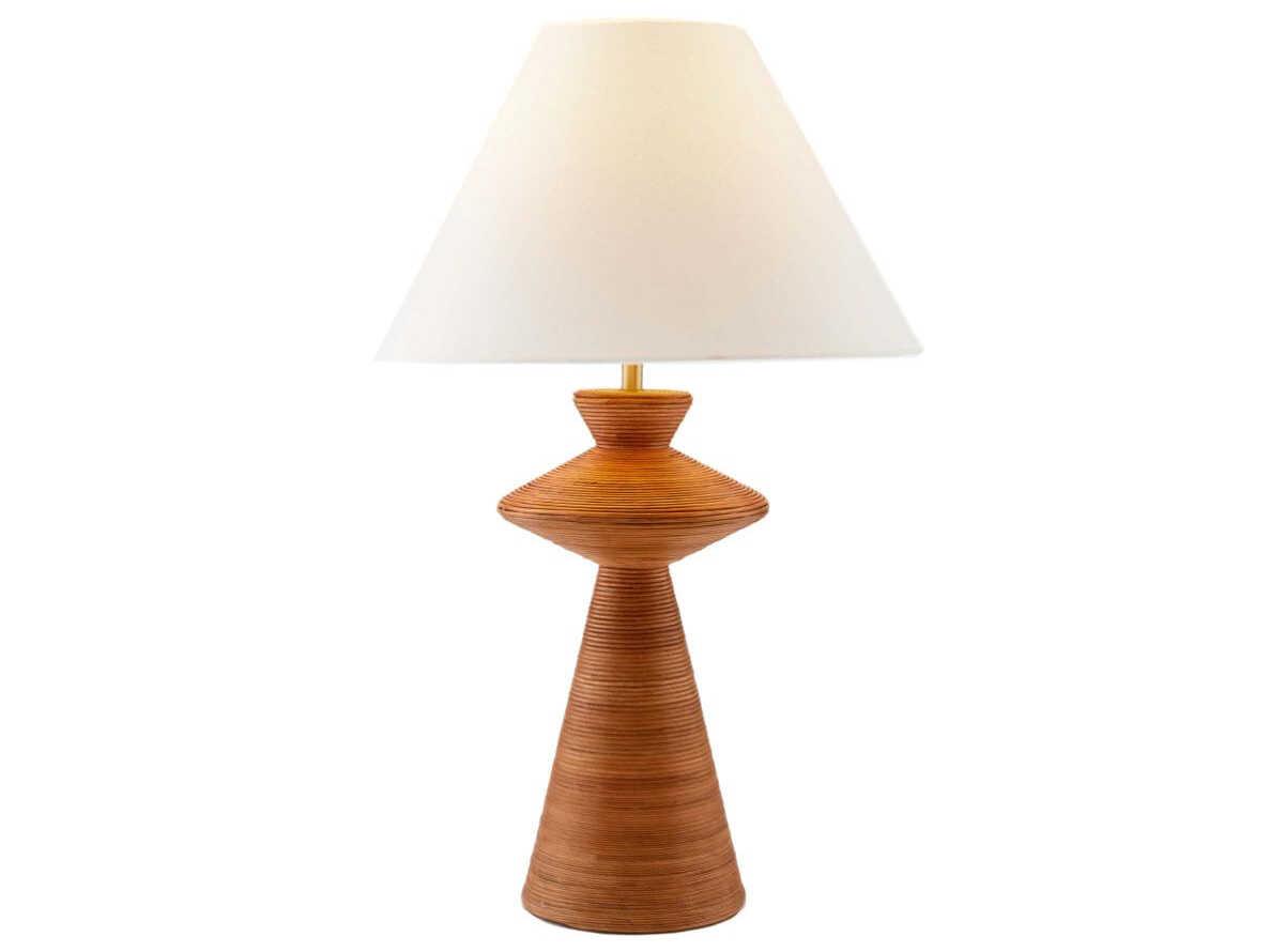Arteriors Home Palista Honey Rattan Brown Buffet Lamp