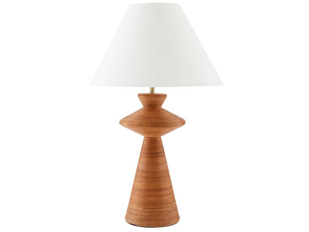 Arteriors Home Palista Honey Rattan Brown Buffet Lamp