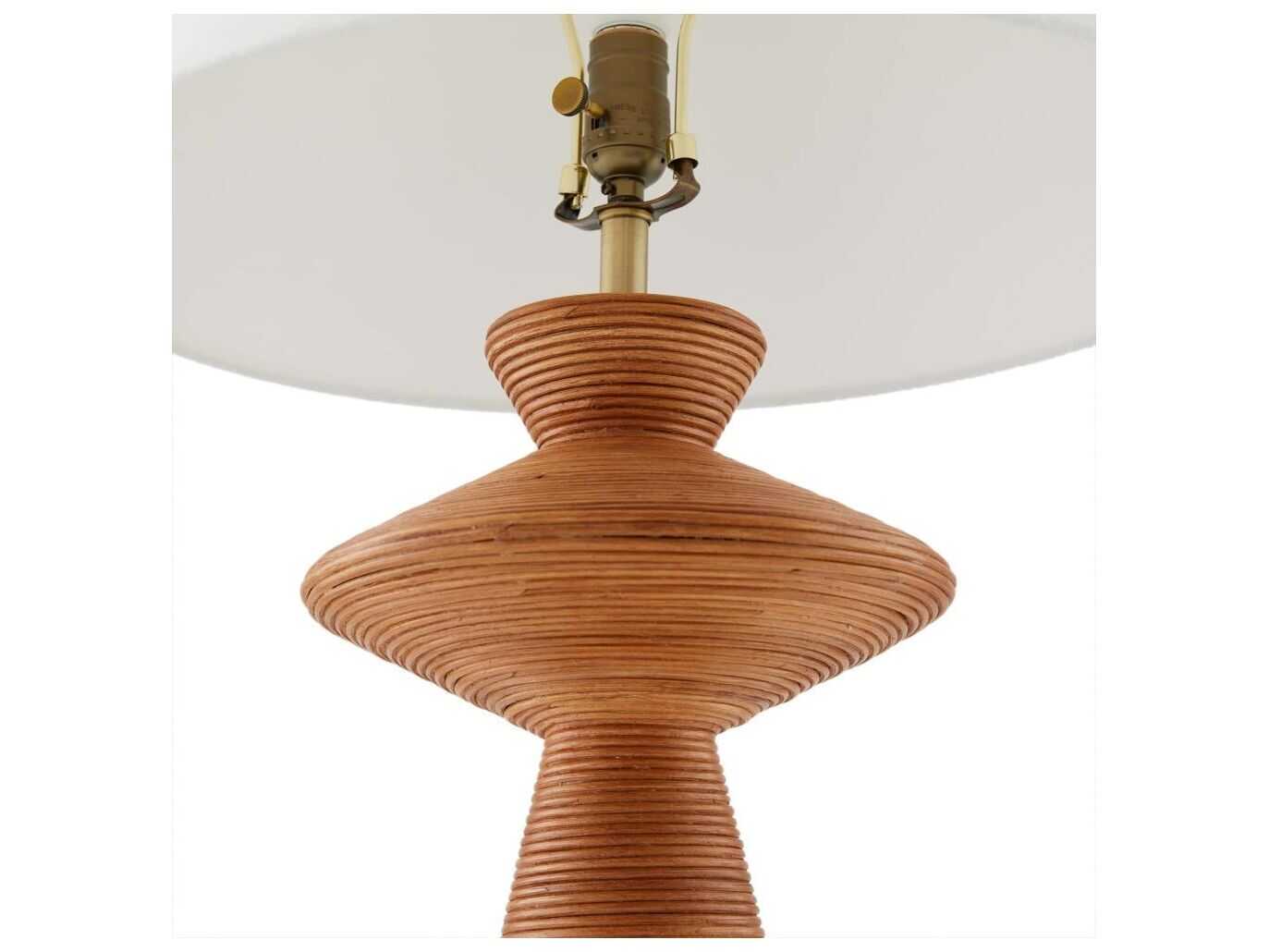 Arteriors Home Palista Honey Rattan Brown Buffet Lamp