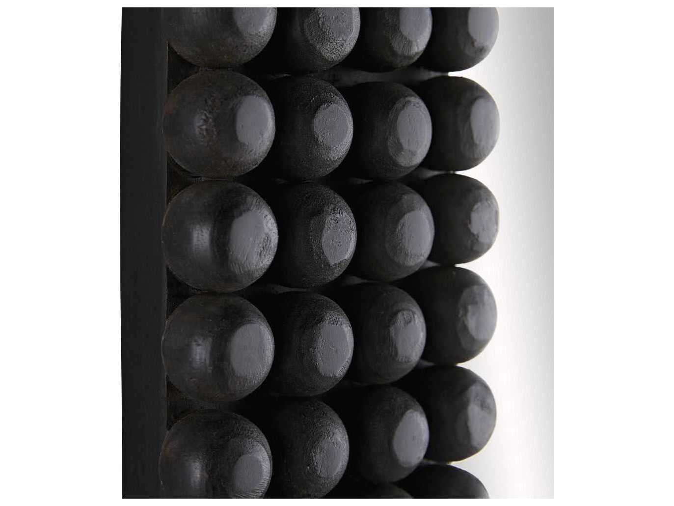 Arteriors Home Paxton  Black Stained Rectangular Floor Mirror