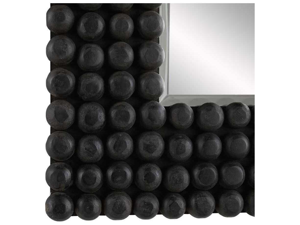 Arteriors Home Paxton  Black Stained Rectangular Floor Mirror