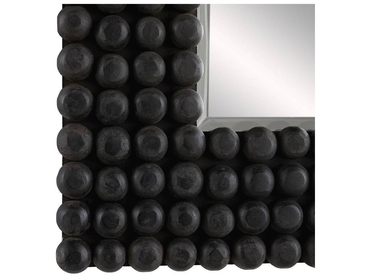 Arteriors Home Paxton Black Stained Wall Mirror