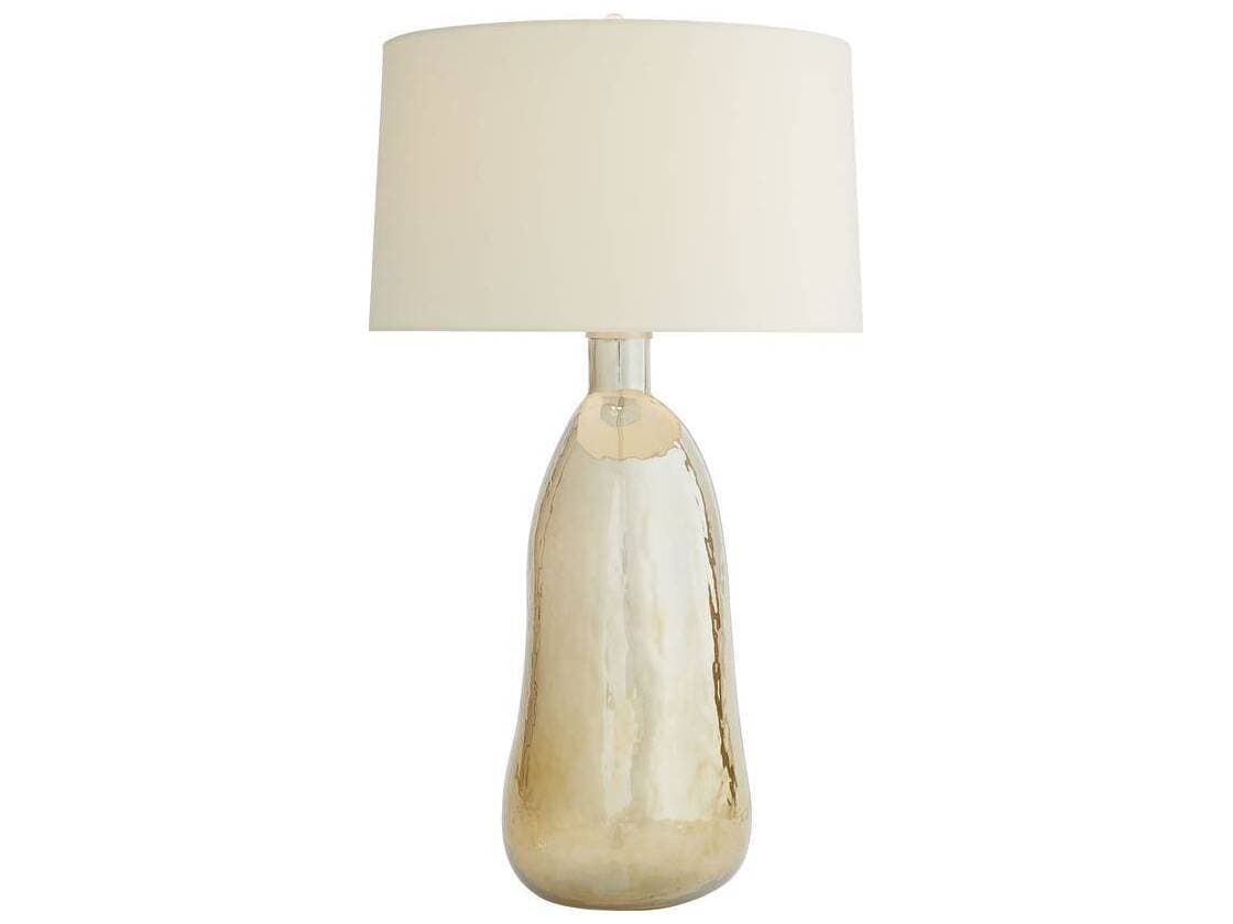 Arteriors Home Joss  Smoke Luster Glass Gray Buffet Lamp