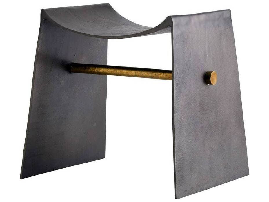 Arteriors Home Montez Blackened Accent Stool