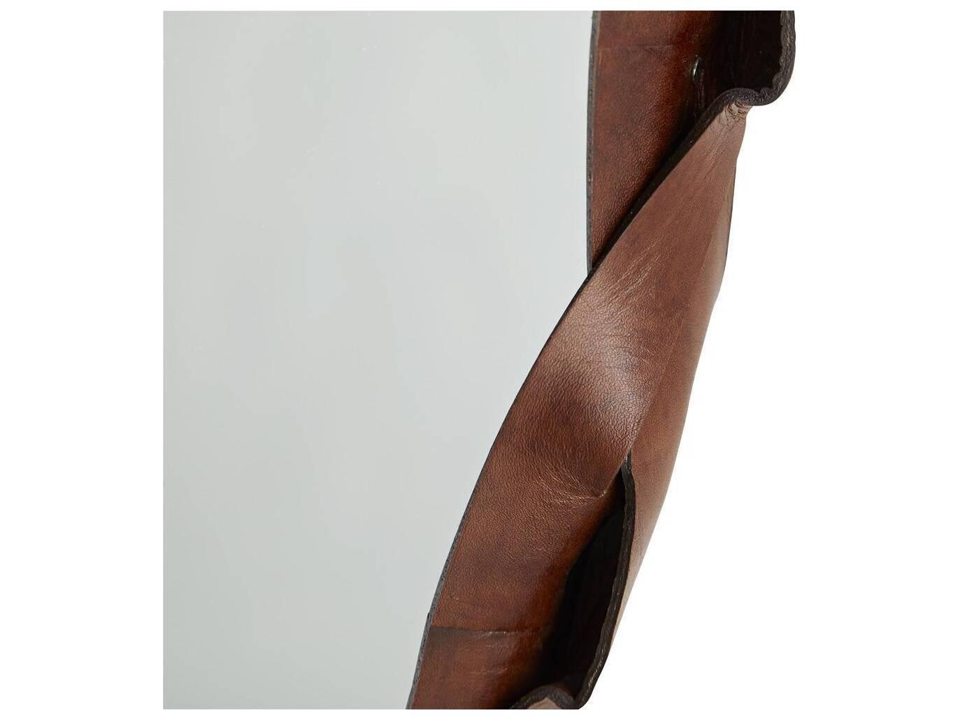 Arteriors Home Powell  Tobacco Round Wall Mirror