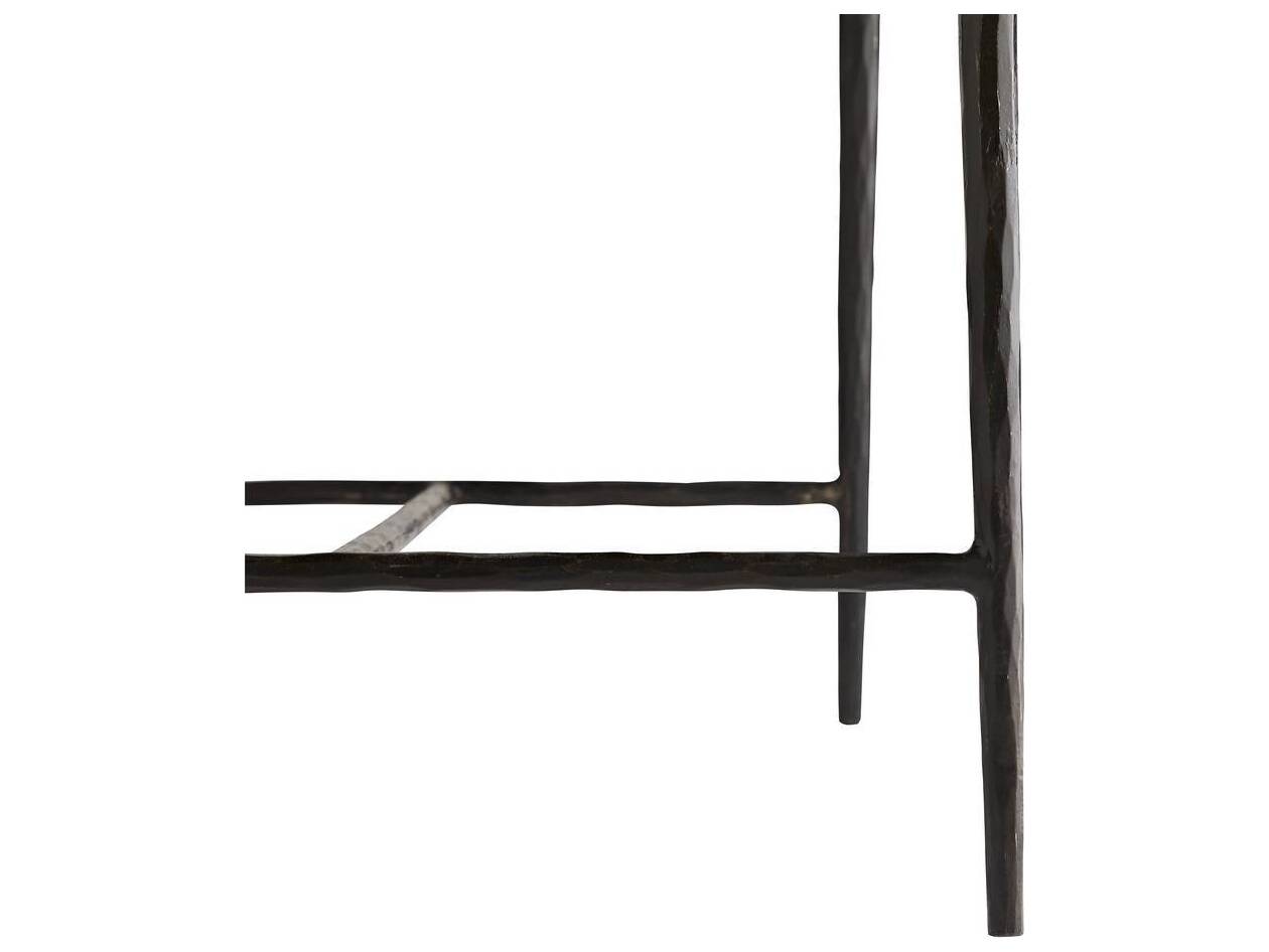 Arteriors Home Ansel Sterling Natural Iron Upholstered Counter Stool