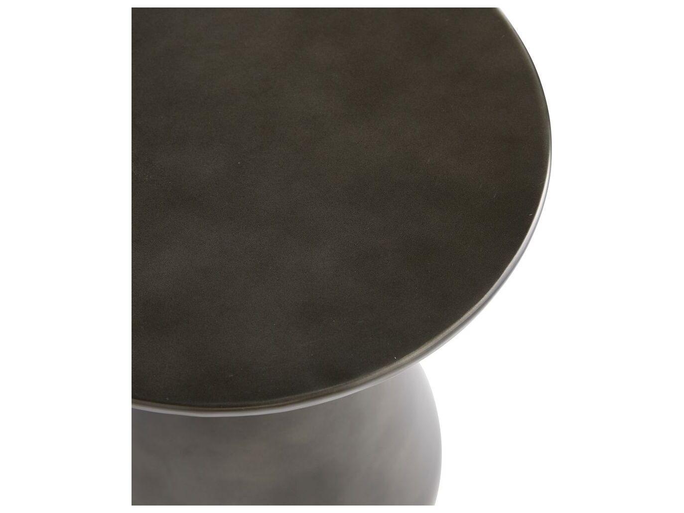 Arteriors Home Round Carbon Haven End Table