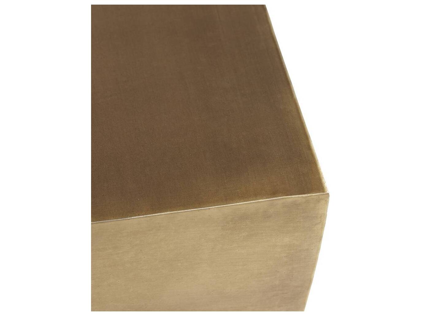 Arteriors Home Rectangular Metal Antique Brass Caroline Coffee Table