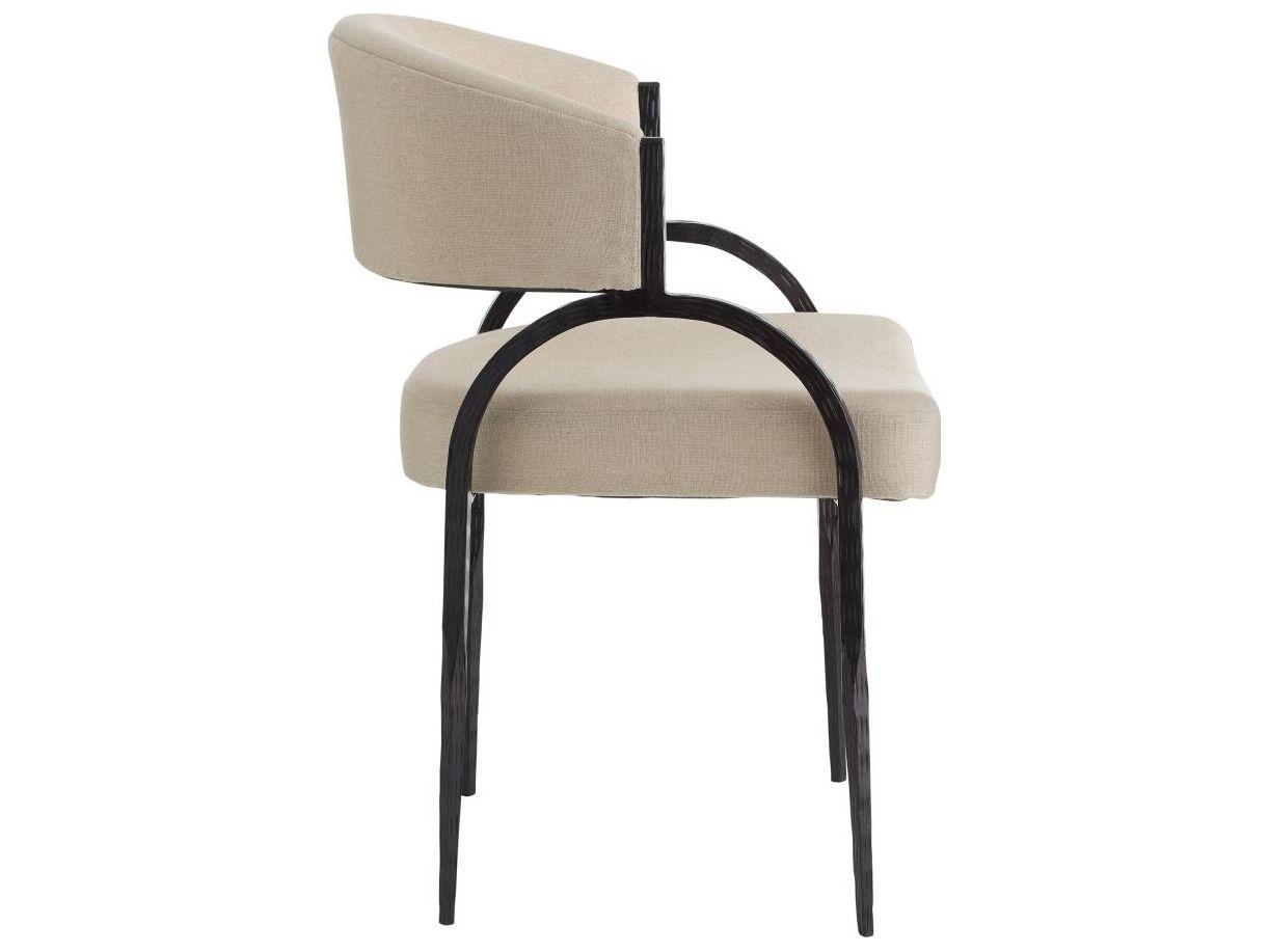 Arteriors Home Bahati Beige Upholstered Armless Dining Chair