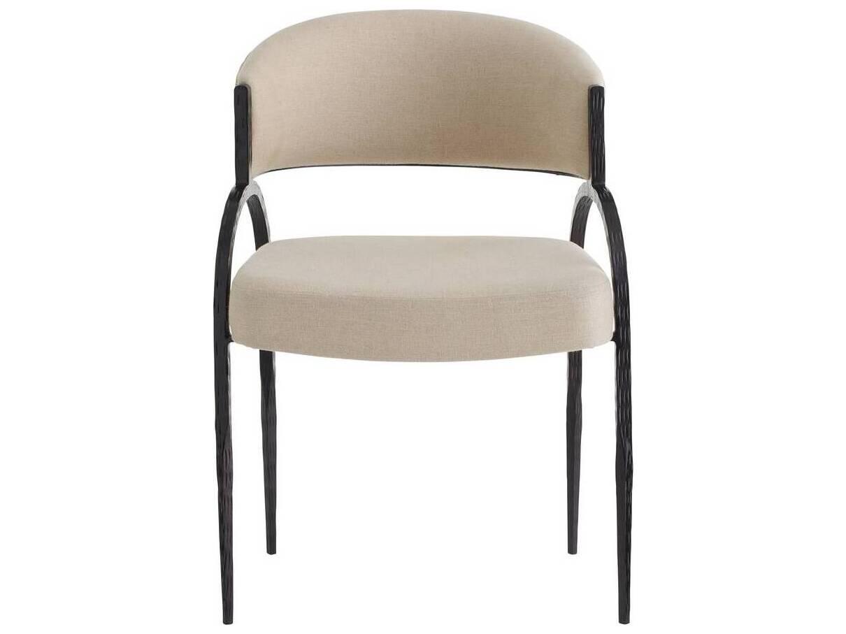Arteriors Home Bahati Beige Upholstered Armless Dining Chair