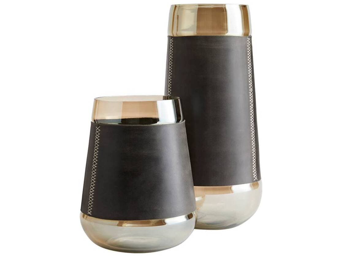Arteriors Home Duncan Smoke Luster Vase