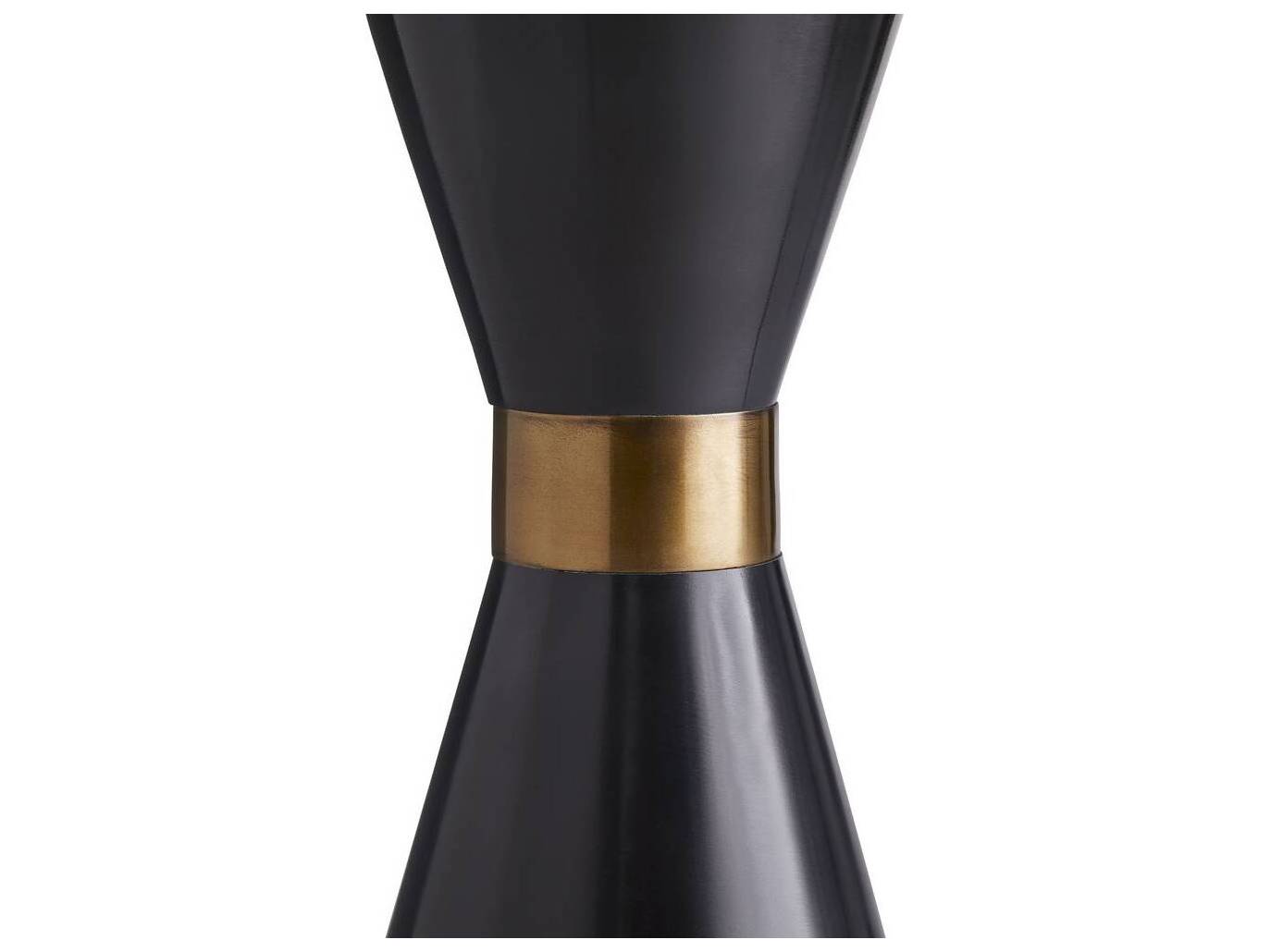 Arteriors Home Round Marble Bronze Denali End Table