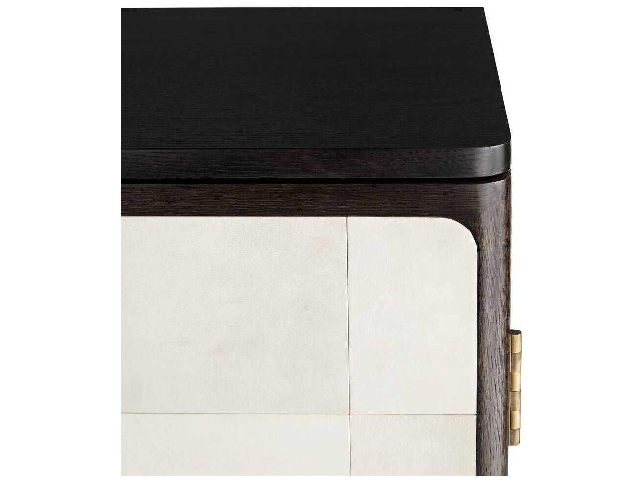 Arteriors Home Edison Ebony Brown Oak Wood Accent Chest