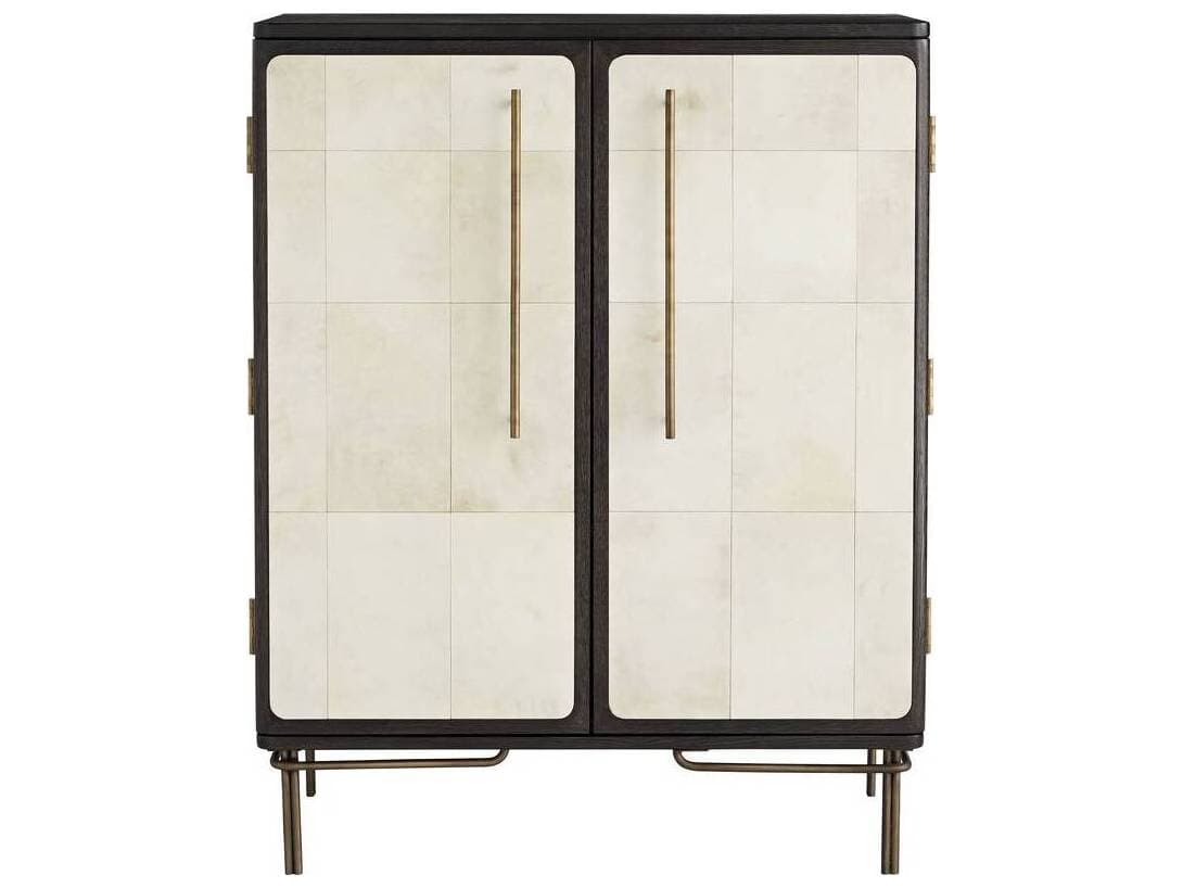 Arteriors Home Edison Ebony Brown Oak Wood Accent Chest