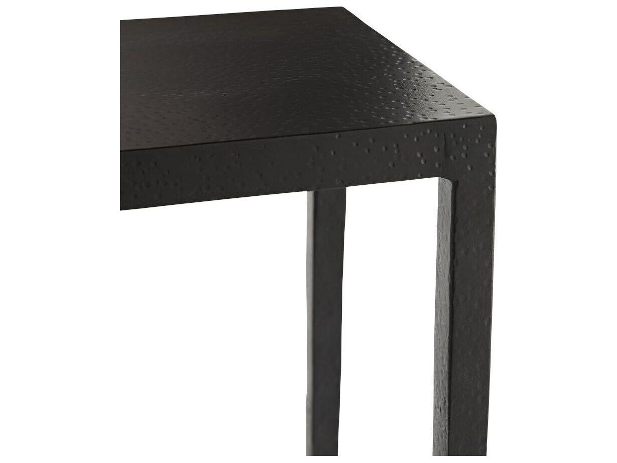 Arteriors Home Rectangular Metal Burnt Iron Wax Hogan Console Table